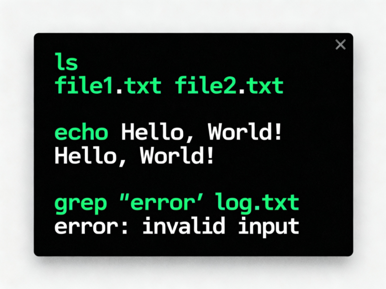 shell命令执行演示示例