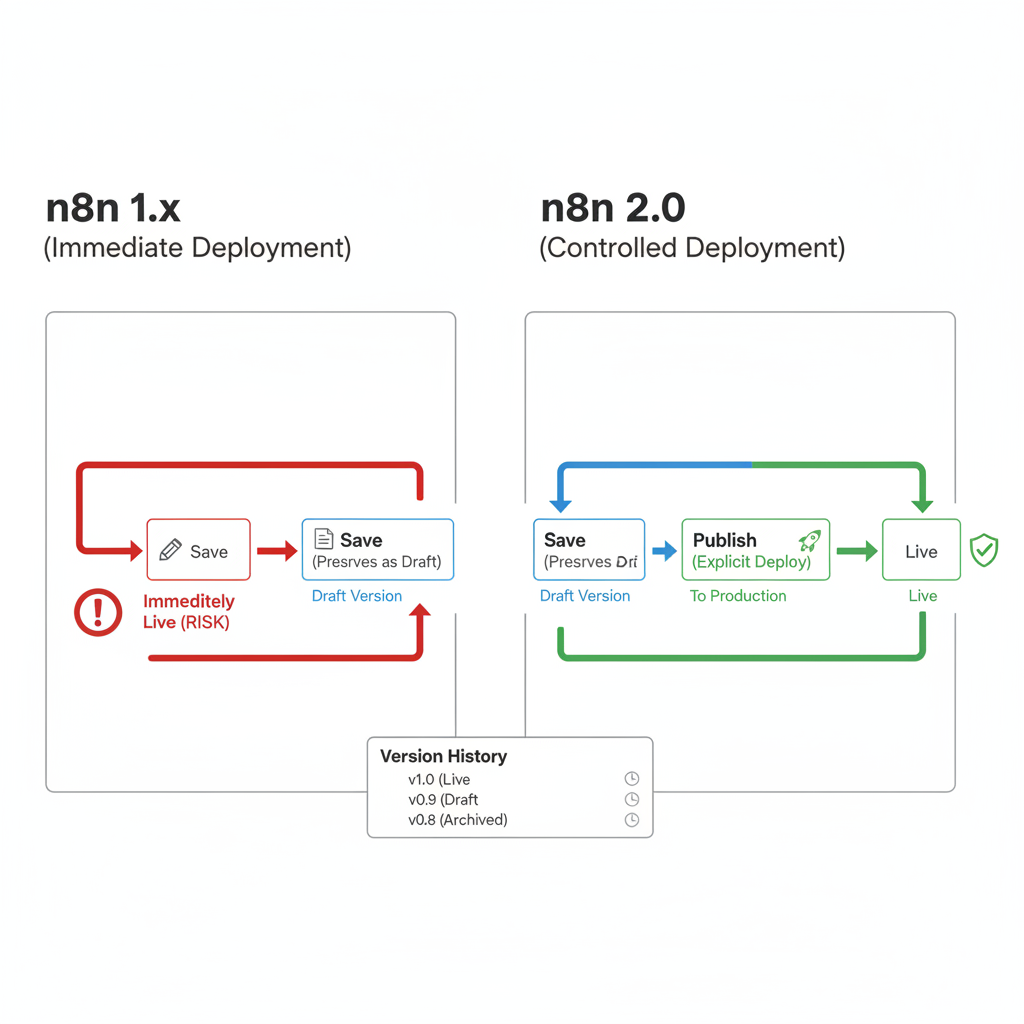 n8n 工作流发布机制演进:从即时生效到发布控制
