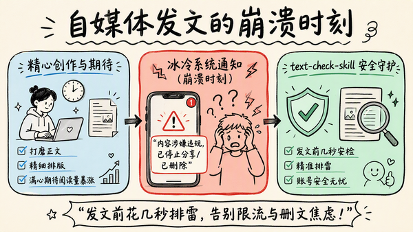 自媒体发文崩溃时刻与排雷守护